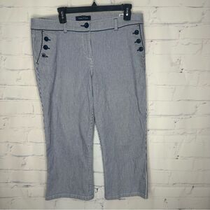 Nautica‎ size 10 blue & white pants